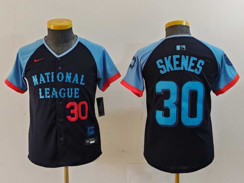 Youth Pittsburgh Pirates #30 Paul Skenes Number Navy 2024 All Star Limited Stitched Jersey,We sell and wholesale Youth Pittsburgh Pirates #30 Paul Skenes Number Navy 2024 All Star Limited Stitched Jersey on line form chian!